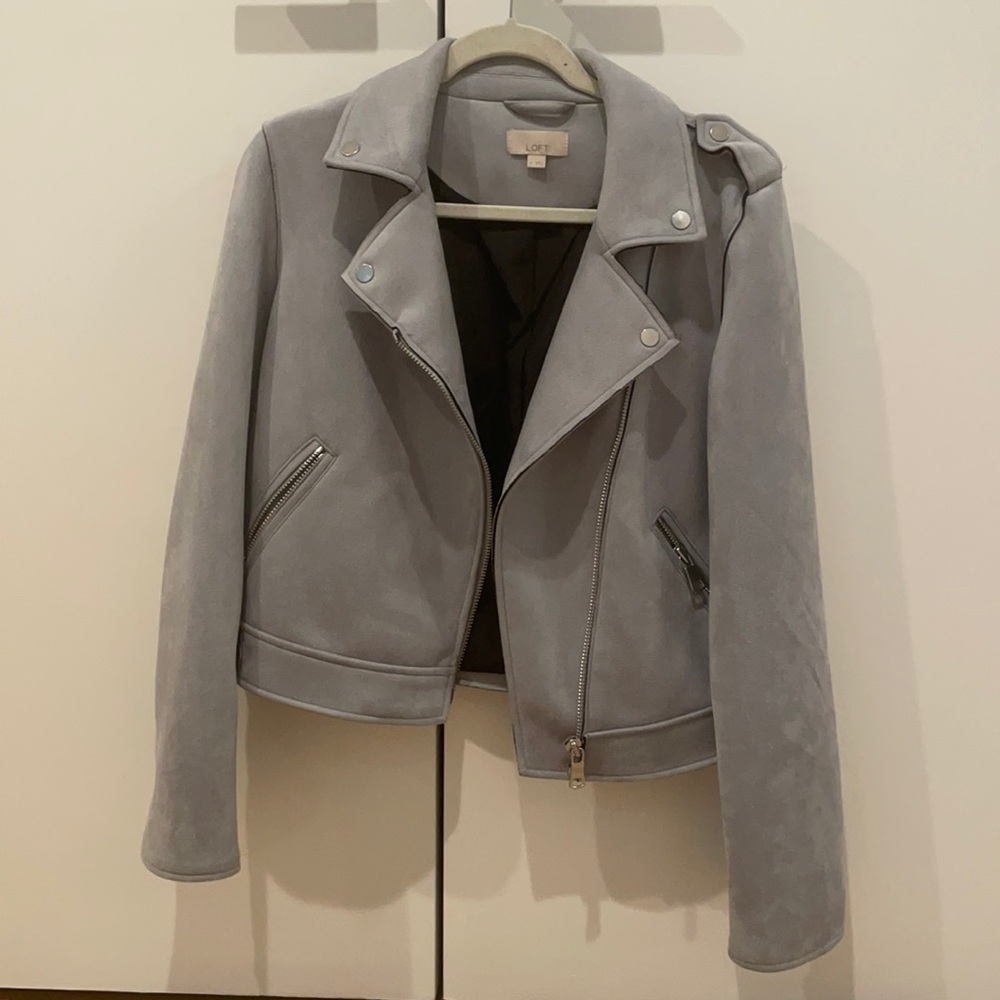 NWOT suede Moto jacket